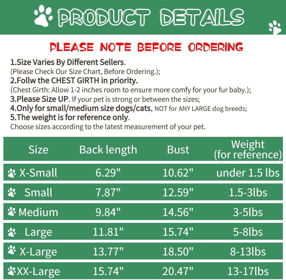 Dog Frog Hoodie Sweatshirts Puppy Sweaters for Small Dogs Boy Girl for 1Lb To17.6Lb Dogs - Winter Fall Dog Clothes for Chihuahua Doggie Pet Cat Warm Fleece Coat Outfit (Frog + Elk + Heart, X-Small)