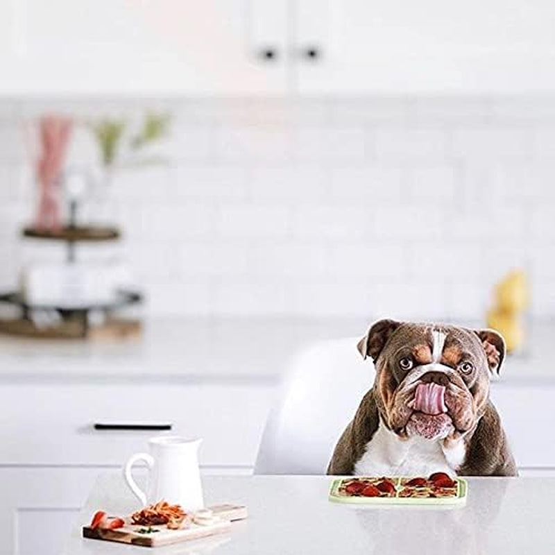 IQ Treat Mat Dog Lick Mat, Dog Slow Feeder or Cat Licking Mats ( Cat Slow Feeder, Dog Licking Mat, Cat Puzzle Feeder & Dog Enrichment and Anxiety Soother for Small Medium or Large Dogs)