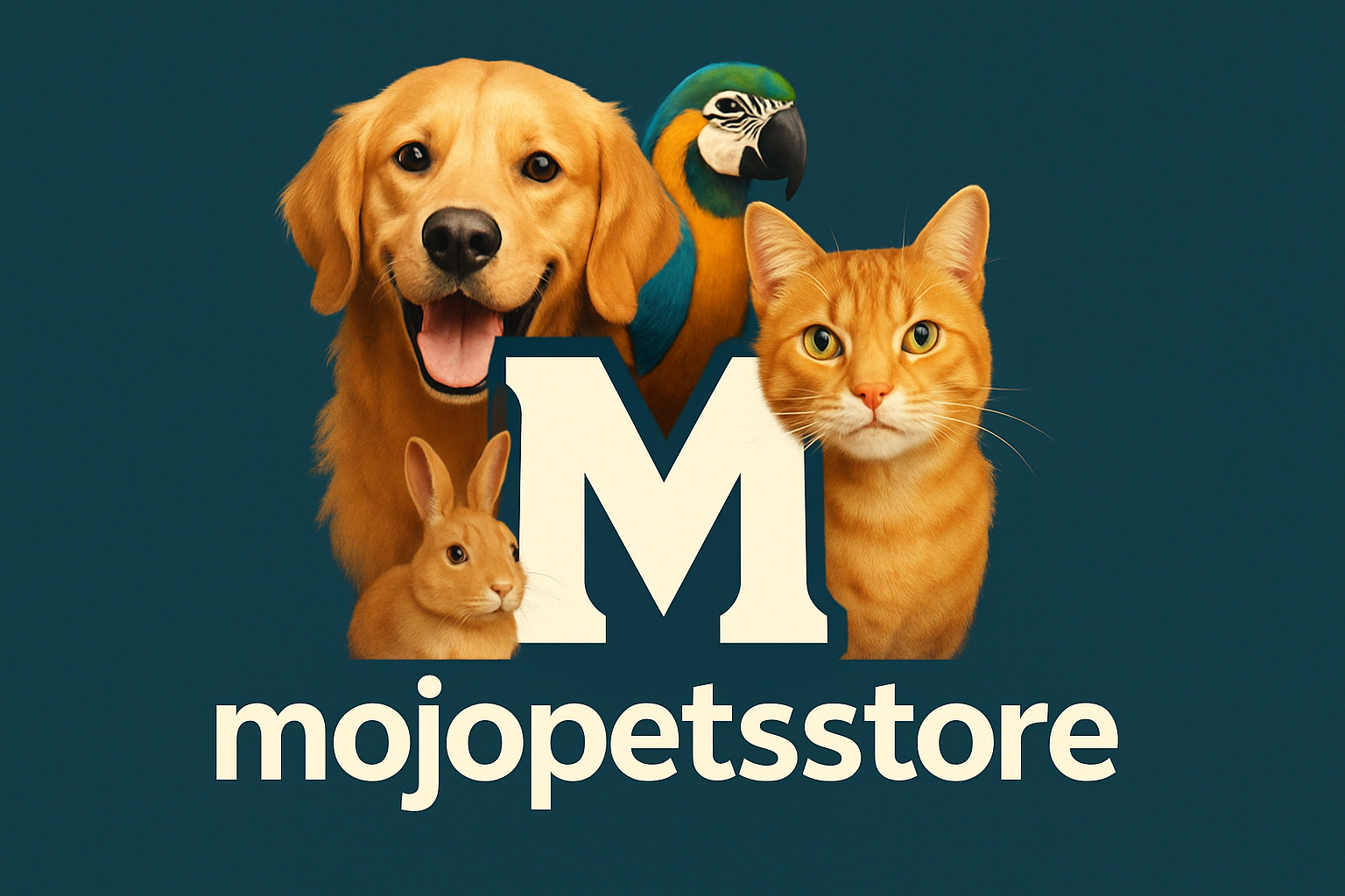 The one you just made is perfect but we can’t see the M of mojopetsstore to we’ll and make it so people thinks it real animals ☺️ in the background