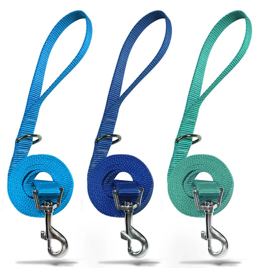 3 Pack Nylon Dog Leashes Strong & Durable Basic Leash 4/5/6 FT