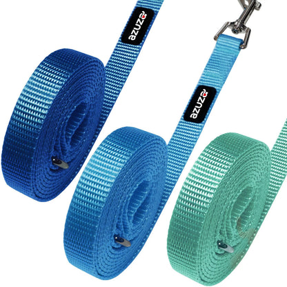 3 Pack Nylon Dog Leashes Strong & Durable Basic Leash 4/5/6 FT