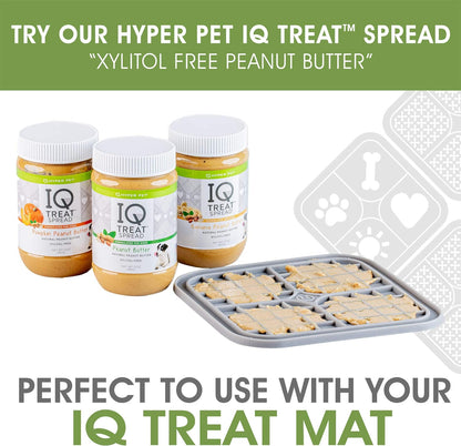 IQ Treat Mat Dog Lick Mat, Dog Slow Feeder or Cat Licking Mats ( Cat Slow Feeder, Dog Licking Mat, Cat Puzzle Feeder & Dog Enrichment and Anxiety Soother for Small Medium or Large Dogs)