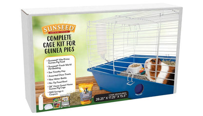 Ware Sweet Home Sunseed Guinea Pig Cage Starter Kit, Assorted Colors (1 Pack)