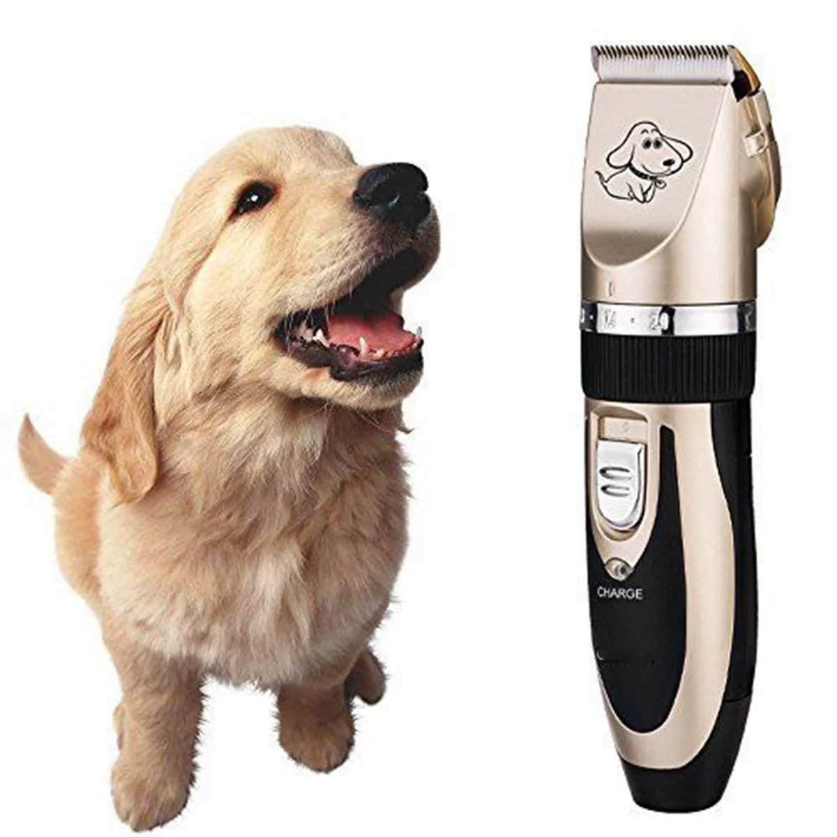 Professional Mute Cordless Electric Pet Cat Dog Hair Cutting Clipper Trimmer Shaver Grooming Set Kit