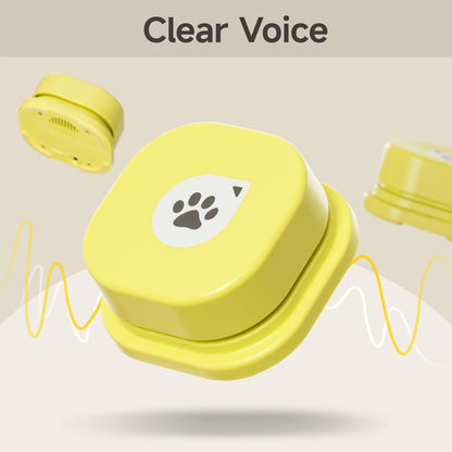 Dog Buttons for Communication Starter Pack Recordable Dog Talking Buttons Set Dog Training Speaking Buttons Dog Clicker with Mat & Stickers (4 Packs-Rubber Mat)