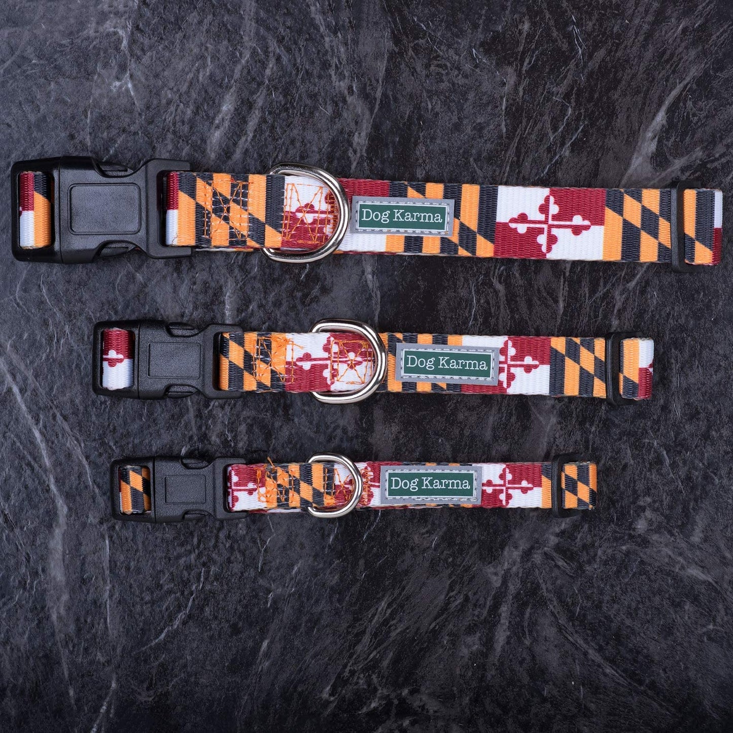 Maryland Flag Dog Collar (Large)