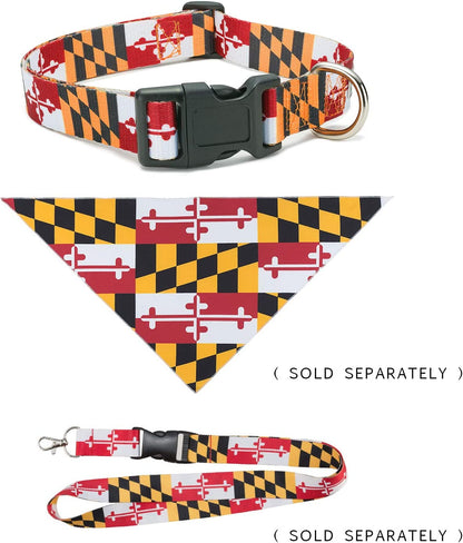Maryland Flag Dog Collar (Large)