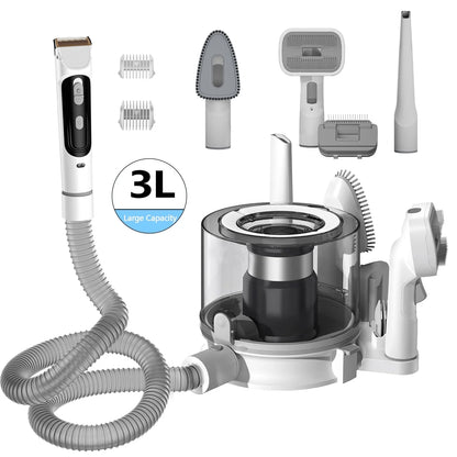 , Dog Hair Vacuum with 3 Modes, 5 in 1 Kit, 3L Large Dustbin, Low Noise
