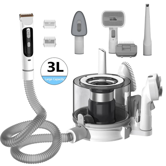 , Dog Hair Vacuum with 3 Modes, 5 in 1 Kit, 3L Large Dustbin, Low Noise